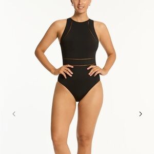 Black Women's One Piece Swimsuit Limited Edition